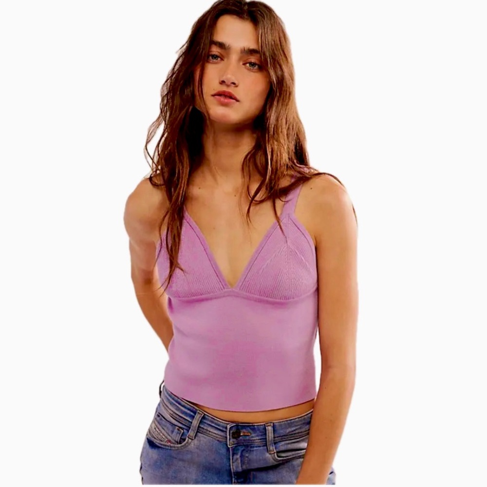 FREE PEOPLE 
Teagan Swit Cami - Dawn Mauve